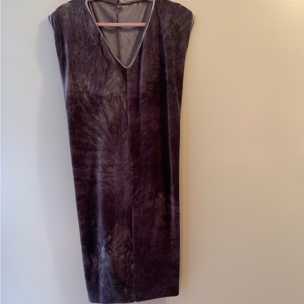 Sinew Moon Bamboo Velour Tunic Dress